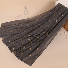 Women's Reindeer Shawl Scarf Warm Solid Accessories
