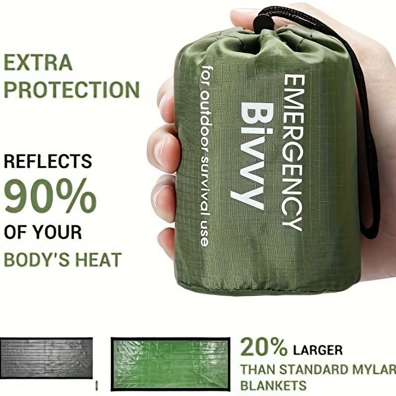 Emergency Sleeping Bag With Compass & Whistle