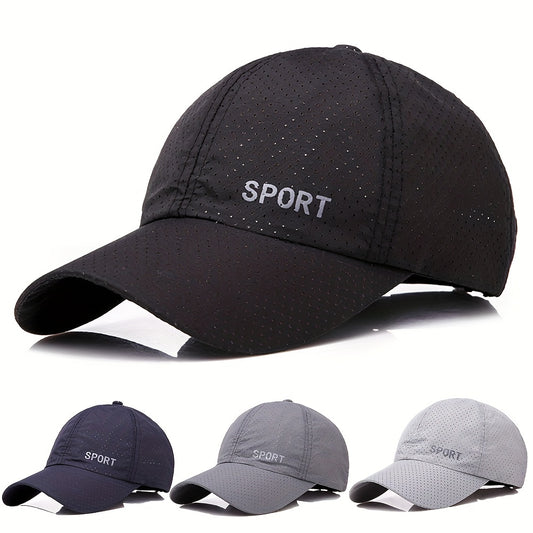 Outdoor Sunscreen Hat For Man Breathable Quick drying Baseball Cap