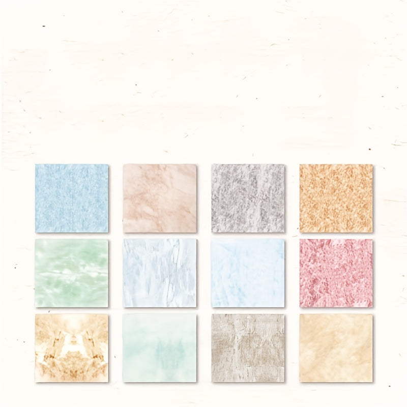 12pcs Salt Series Retro Journal Decoration DIY Background Paper
