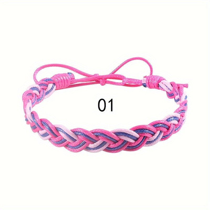Handwoven Rope Sports Bracelet Bohemian Style Braided Wristband