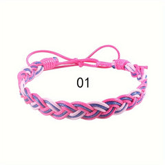 Handwoven Rope Sports Bracelet Bohemian Style Braided Wristband