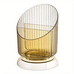 3 Compartment Makeup Brush Holder for Desk Vanity Bathroom