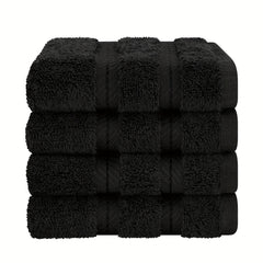4pcs Cotton Washcloths Household Cleaning Rags Soft Absorbent Towel