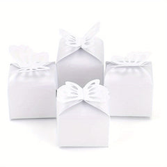 10pcs Hollow Butterfly Candy Box Party Wedding Birthday Decoration Box