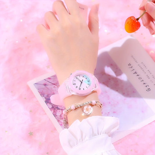 Colorful Rabbit Silicone Noctilucent Watches
