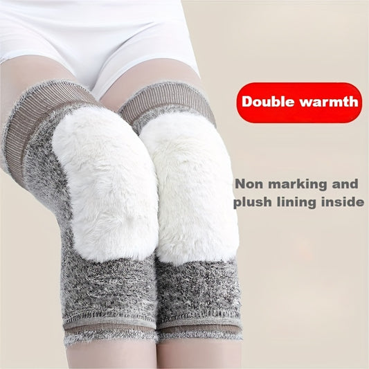 Wool Knee Pads Unisex Warm Thickened Large Size Loose Knee Pads