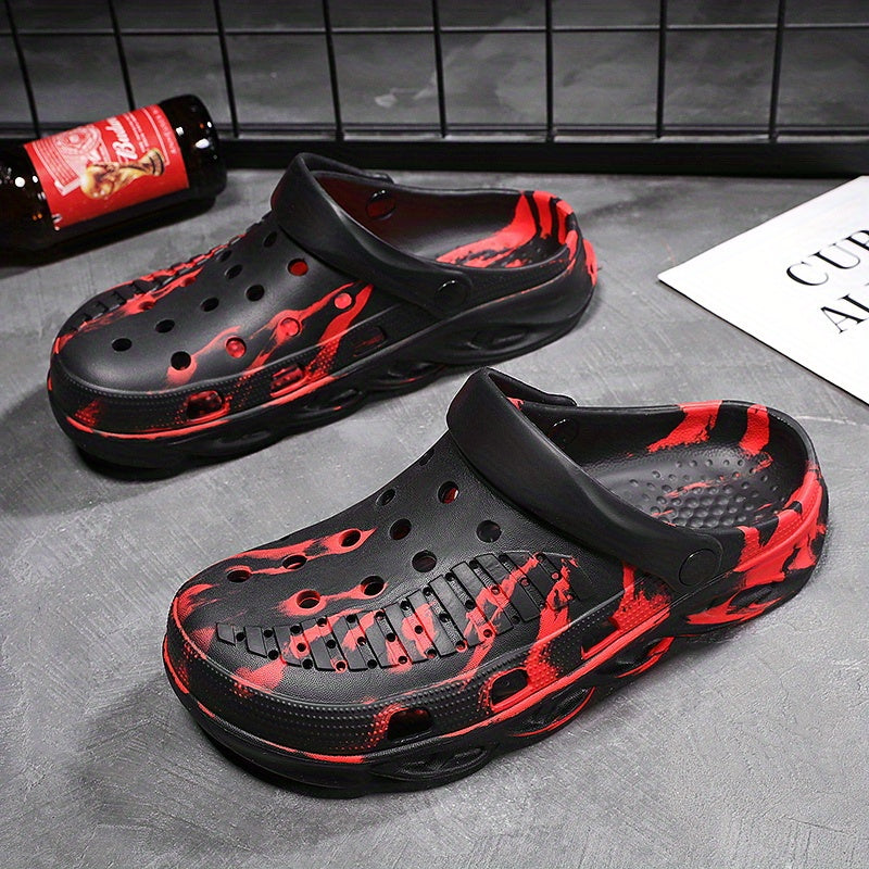 Unisex Graphic Print Lightweight Comfy Clogs Hollow Out Non Slip Garden Shoes