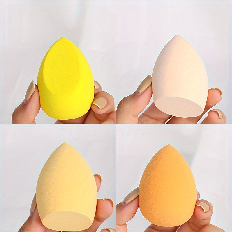 4 Pcs Makeup Sponges Blender Set Beauty Sponge For Touch Ups Makeup Tool