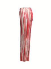  Tie Dye Wide Leg Stretch Trousers