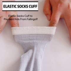 5 Pairs Girls Colorful Breathable Cotton Ankle Socks for Summer and Spring