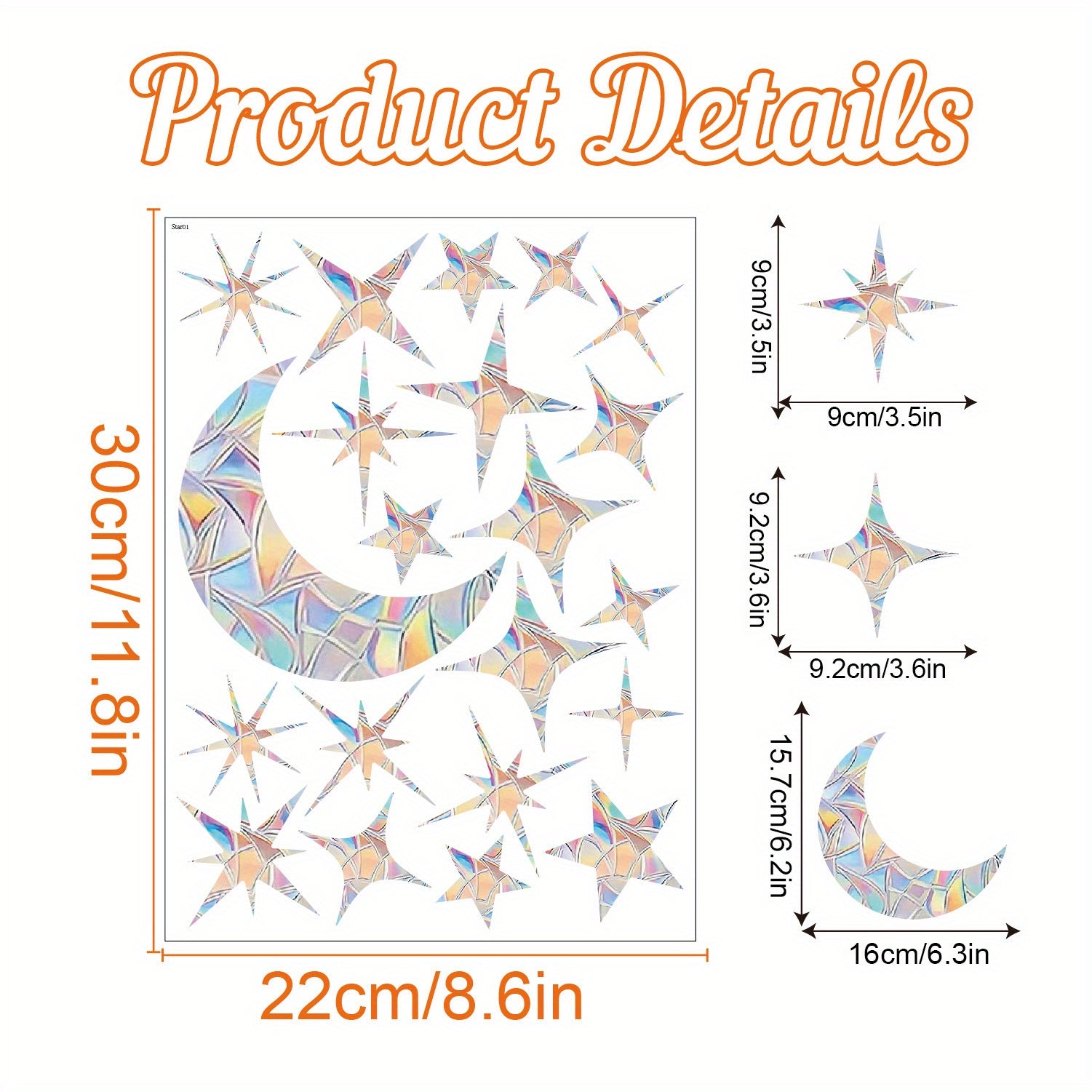 Static Window Anti-collision Glass Alarm Stickers