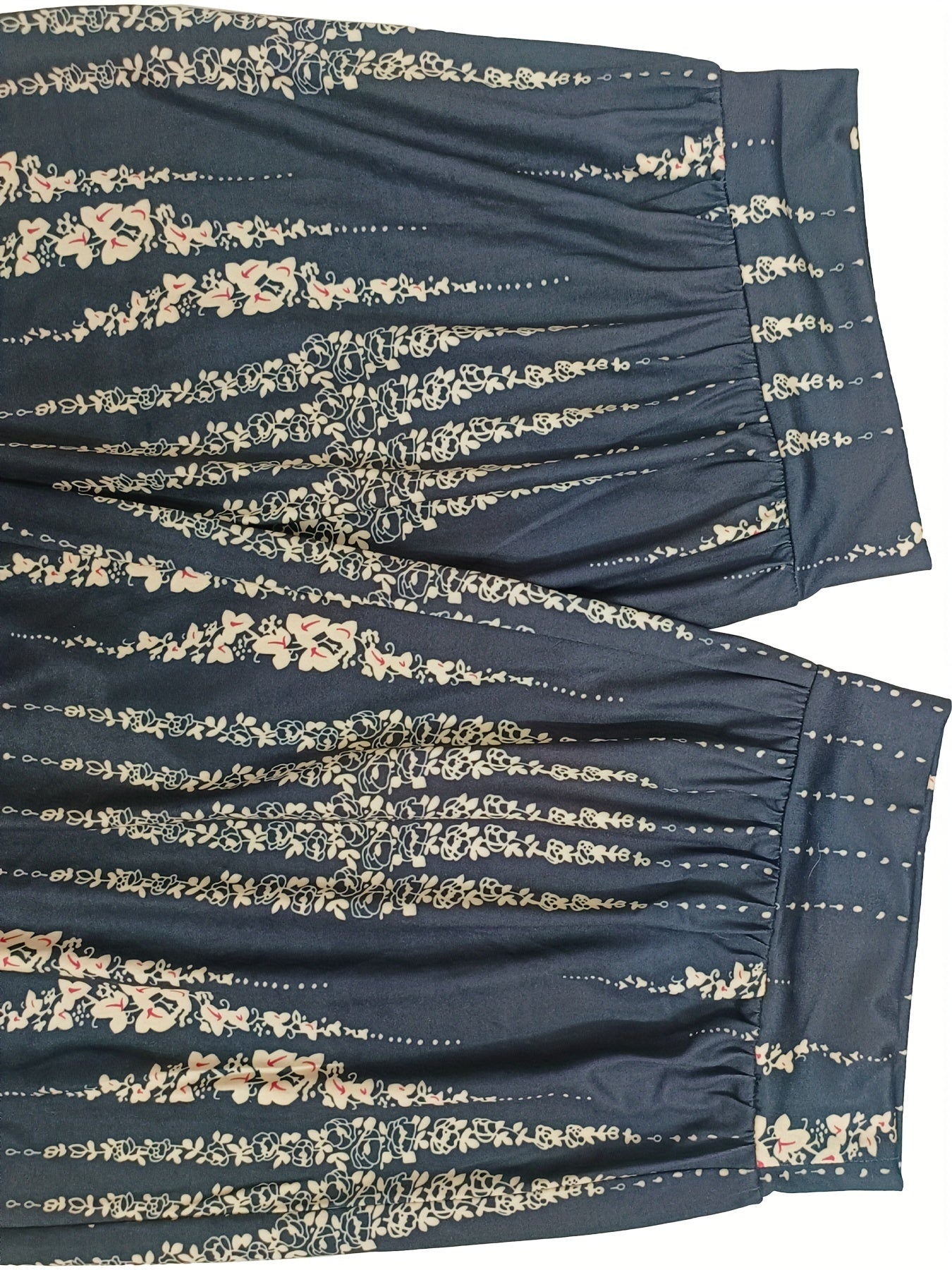  Boho Pants Women's Plus Floral Print Jogger Trousers