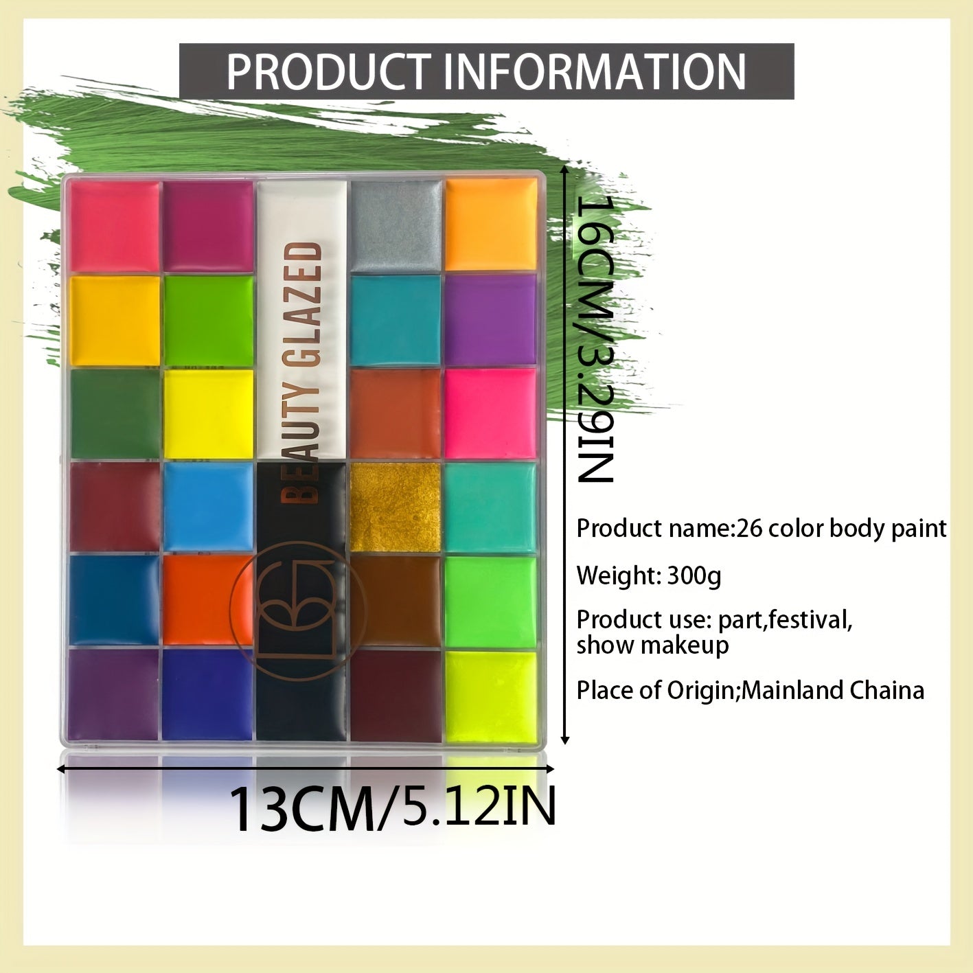 26 Colors Face Painting Kits Professional Body Painting Makeup Kits