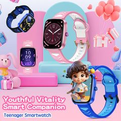 Kids Smartwatch with Wireless Calls & Messages, Educational Games, Alarm Clock