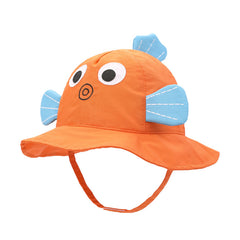 Kids Animal Bucket Hat Wide Brim UV Protection Sun Hat