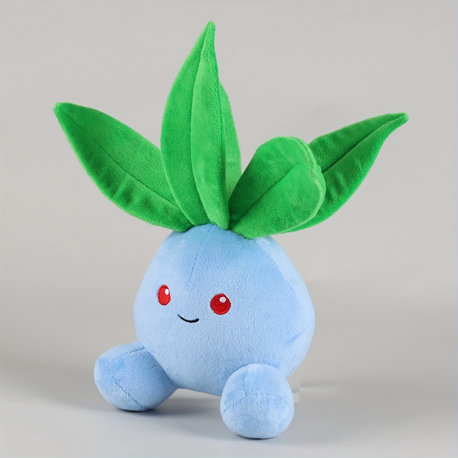 Oddish Plush Toy - Sitting Stuffed Doll for Kids - Gift for Birthday