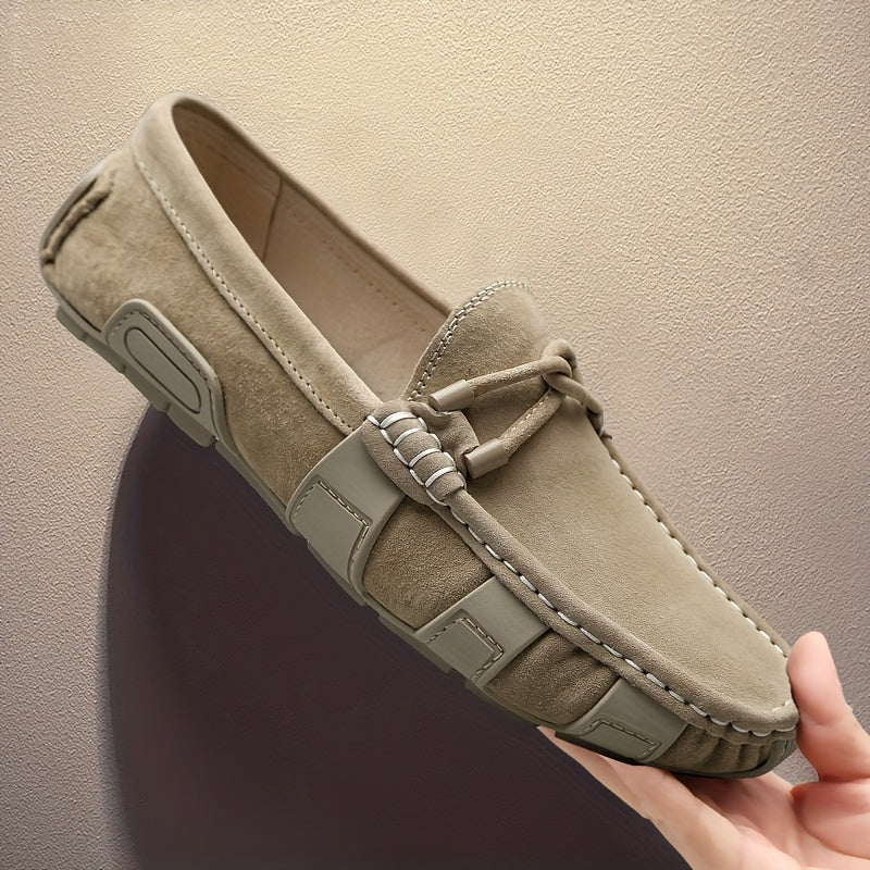 Men's Casual Boat Shoes Lightweight Slip On Shoes Flat Shoes Men's Footwear