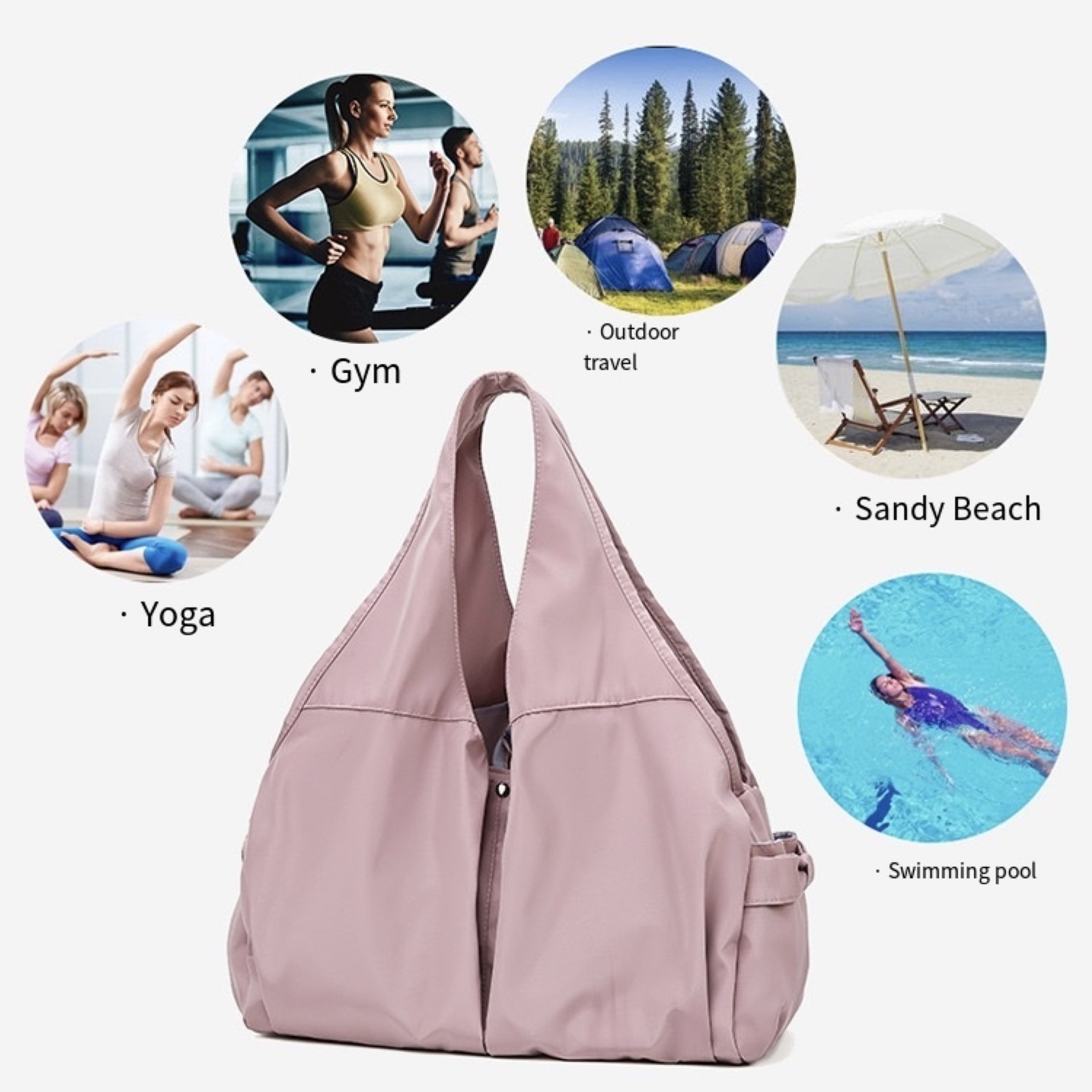 Large Capacity Sports Fitness Bag Gym Shoulder Bag