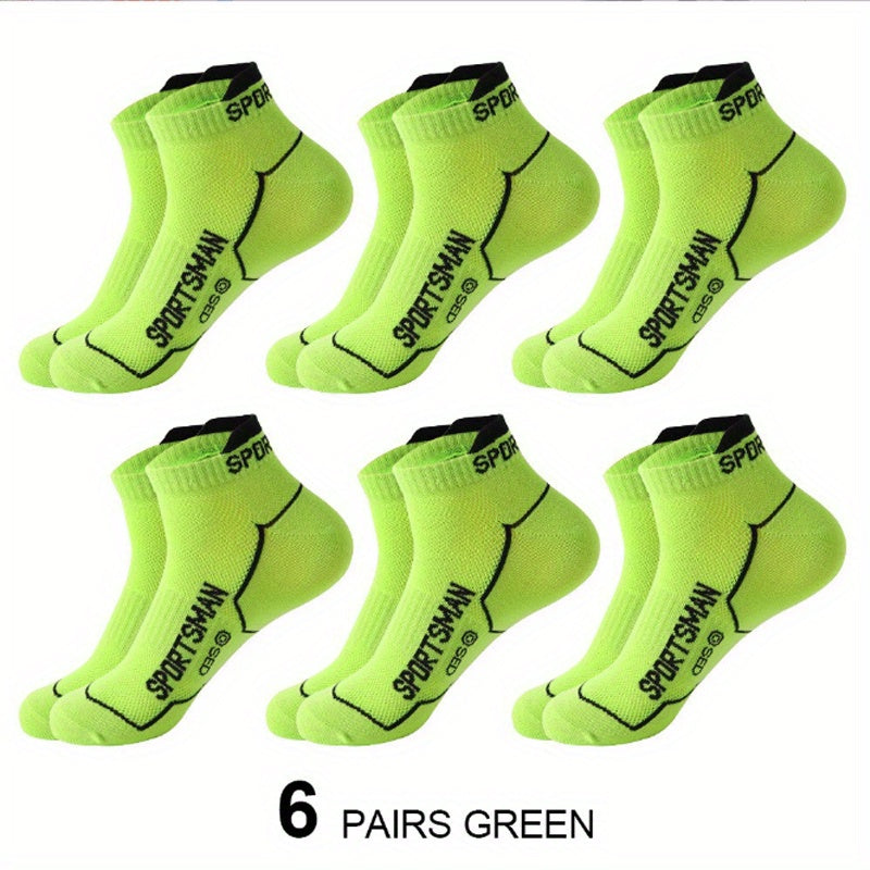 Men's Short Sports Socks Moisture Wicking Ankle Socks