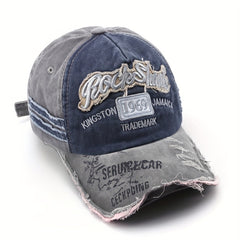 Vintage Baseball Cap 1969 Retro Washed Old Letters Embroidered Hat