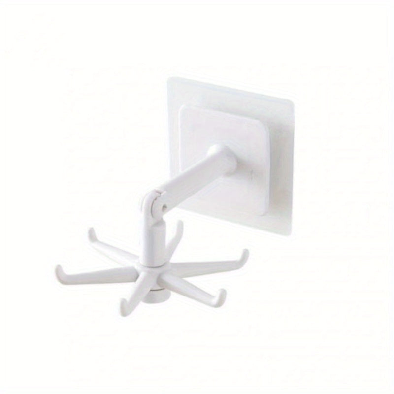 360u00b0 Rotating Kitchen Storage Hook with 7 Claws Multifunctional Utensil Rack
