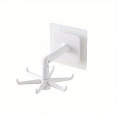 360u00b0 Rotating Kitchen Storage Hook with 7 Claws Multifunctional Utensil Rack