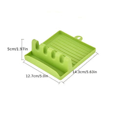 Kitchen Spatula Storage Rack Holder Organizer Wall-Mounted Shelf