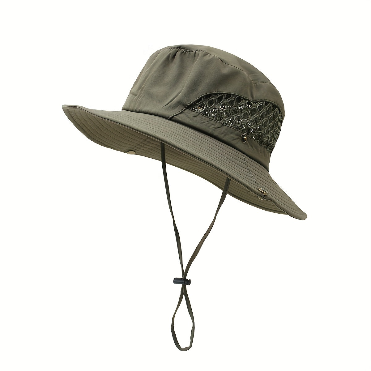 Outdoor Sunshade Bucket Hat Mesh Breathable Unisex Sun Hats Lightweight