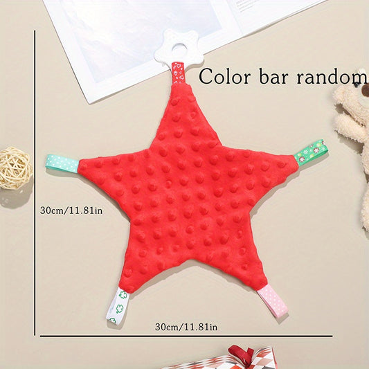 Pentagram Comforting Towel Red Khaki with Silica Gel Molar