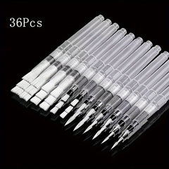 36pcs Watercolor Brush Pens Set for Adults with Durable Plastic Brushes
