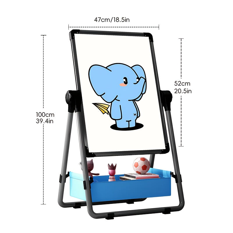 Magnetic Double Sided Pink Teaching Board for Kids