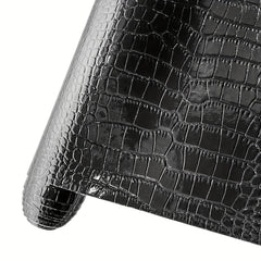 1pc PU Leather Fabric Crocodile Pattern Road Leather Fabric 0.91 Meter