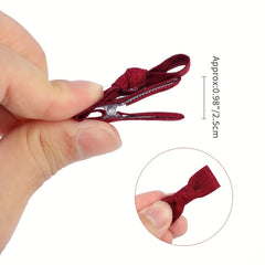12 PCS Baby Girls Hair Clips Non Slip Bows Barrettes For Toddlers