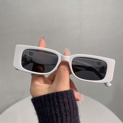 Vintage Rectangle Sunglasses for Women UV400 Protection
