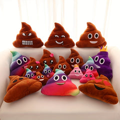 Cartoon Poop Pillow Plush Toy Funny Gift