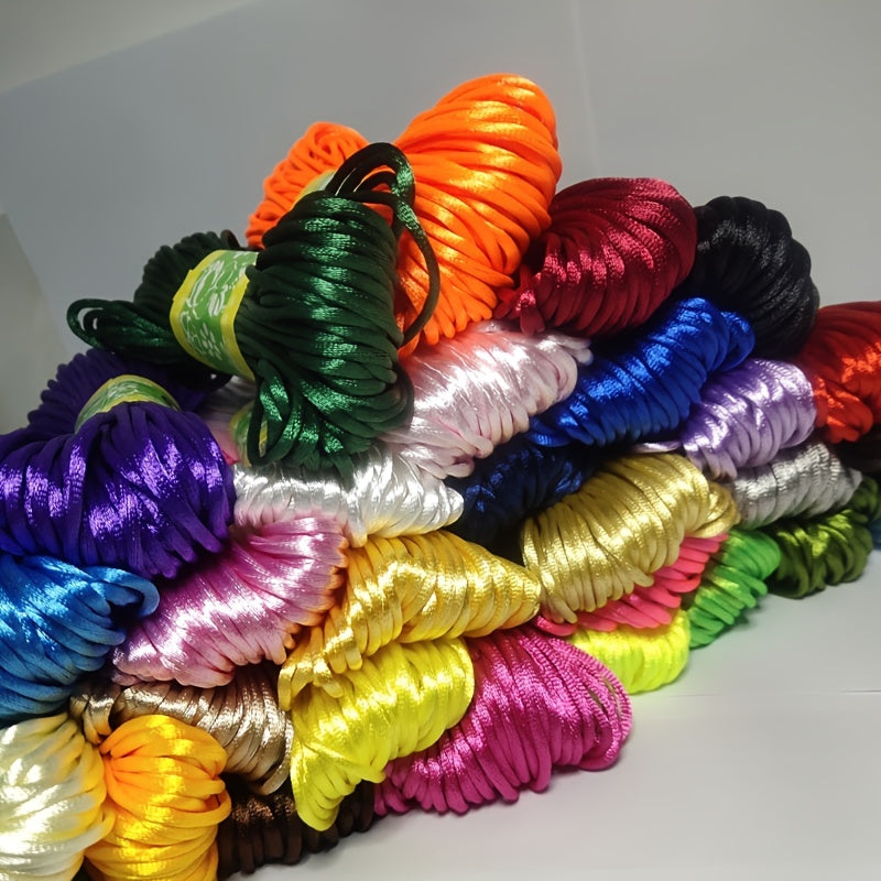20 Meters 5MM Nylon Chinese Knotting Silky Cord Craft Beadi