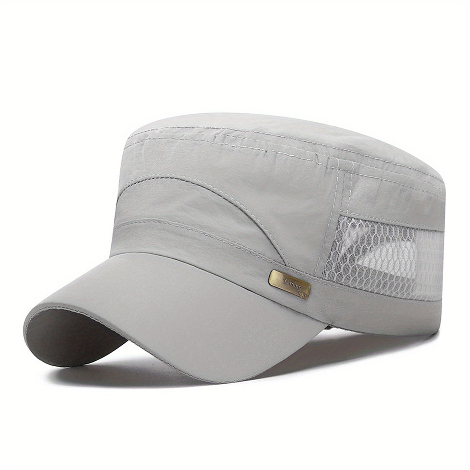 Flat Top Baseball Dad Sun Cap Adjustable Outdoor Sports Cap