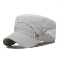 Flat Top Baseball Dad Sun Cap Adjustable Outdoor Sports Cap