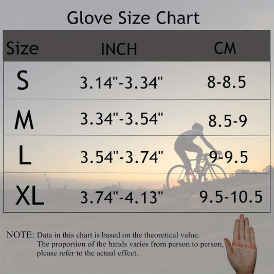 Men's Outdoor Non-slip Touch Screen Gloves for Running Cycling Driving