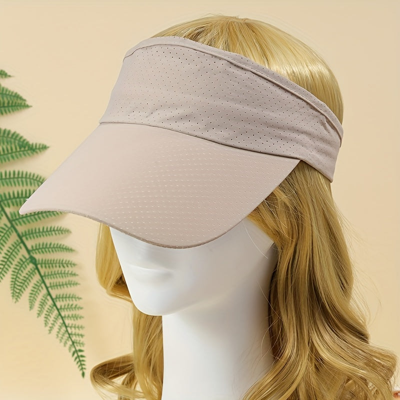 Mesh Breathable Visor Hat UV Protection Lightweight Baseball Cap