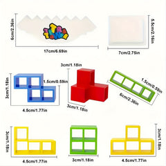 Colorful Tower Building Blocks Game