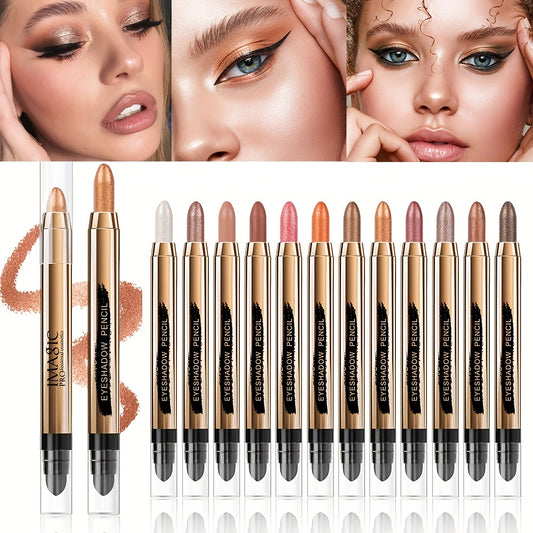 Pearly & Shimmer Eyeshadow Stick Waterproof Makeup