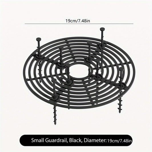Plant Pot Soil Guard with Nails Grid Cover - Keep Your Garden Safe