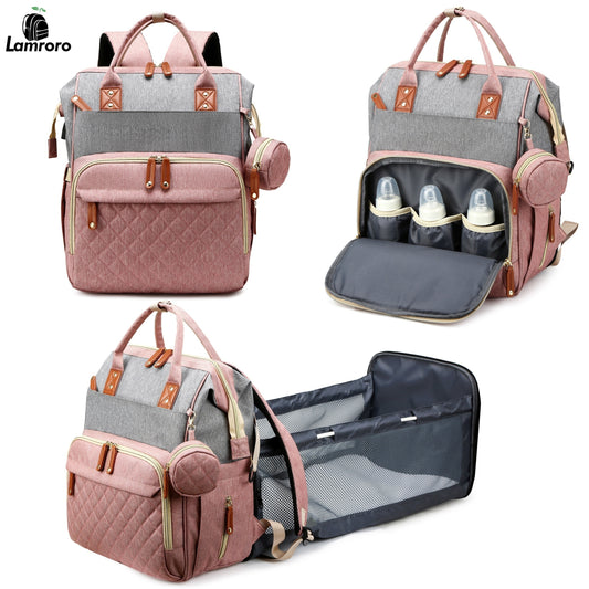 Waterproof Baby Diaper Bag Backpack with Changing Station