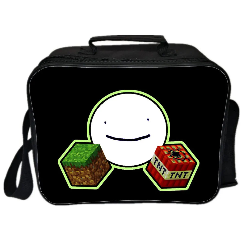 Insulated Canvas Picnic Lunch Bag for Women