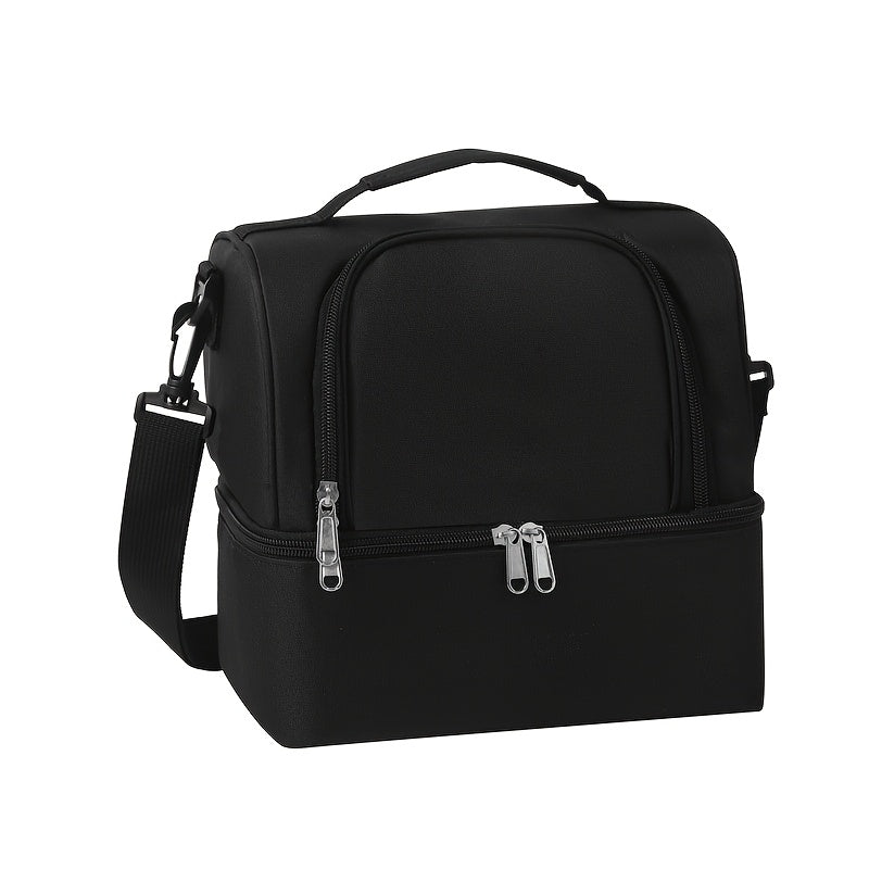 Large Insulated Lunch Bag Thermal Cooler with Shoulder Strap