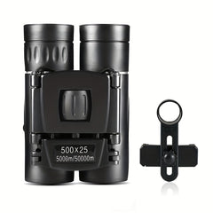 HD Binoculars BAK4 Prism Portable Foldable for Outdoor Camping Hiking
