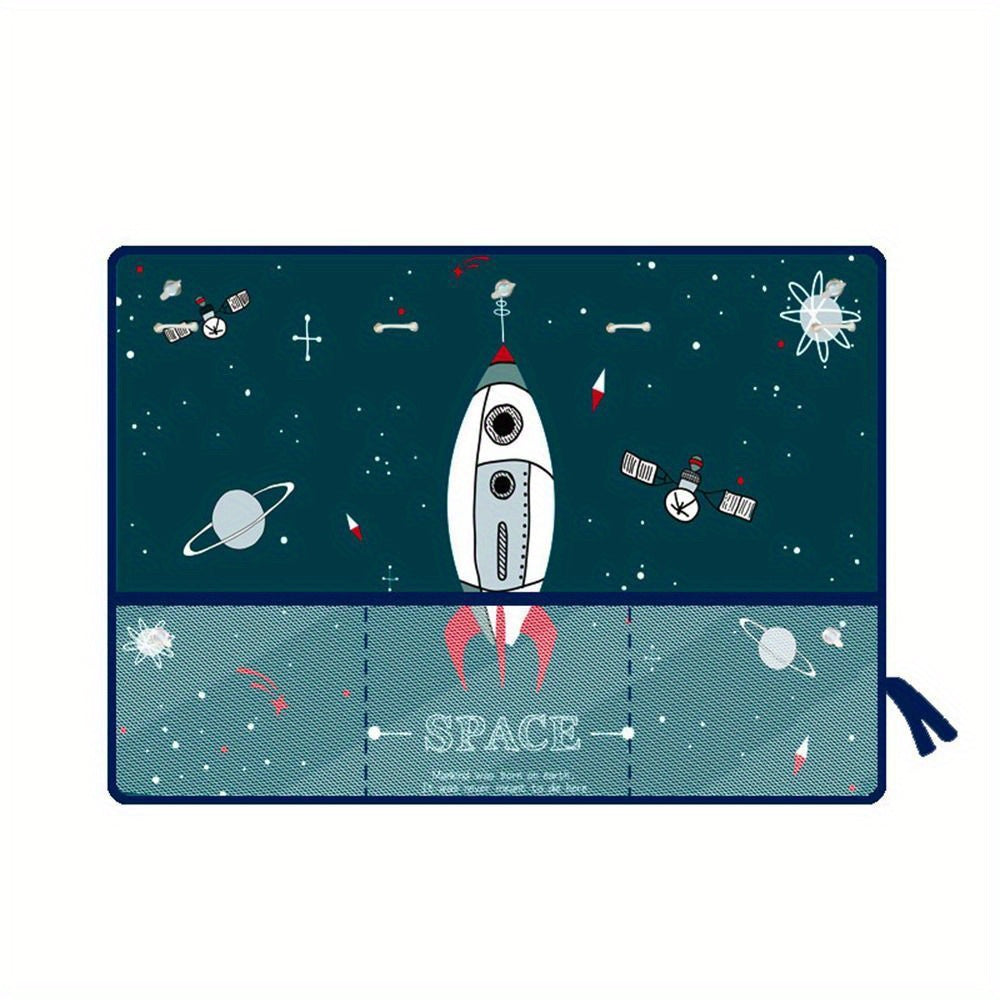 Adjustable Cartoon Car Sun Shade Curtain with Side Window Pocket