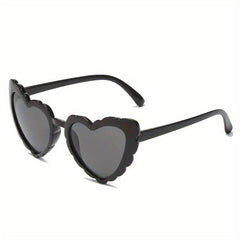 Heart Sunglasses For Women Men Gradient Lens Glasses Photo Props UV400